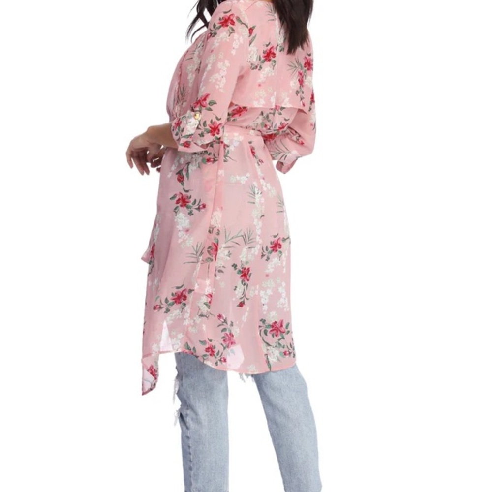 Windsor Floral Chiffon Duster